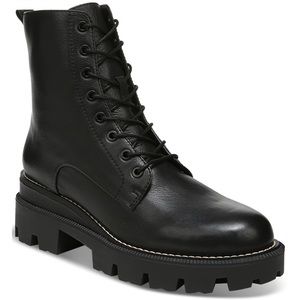 Sam Edelman Black Lace-Up Women's Boots